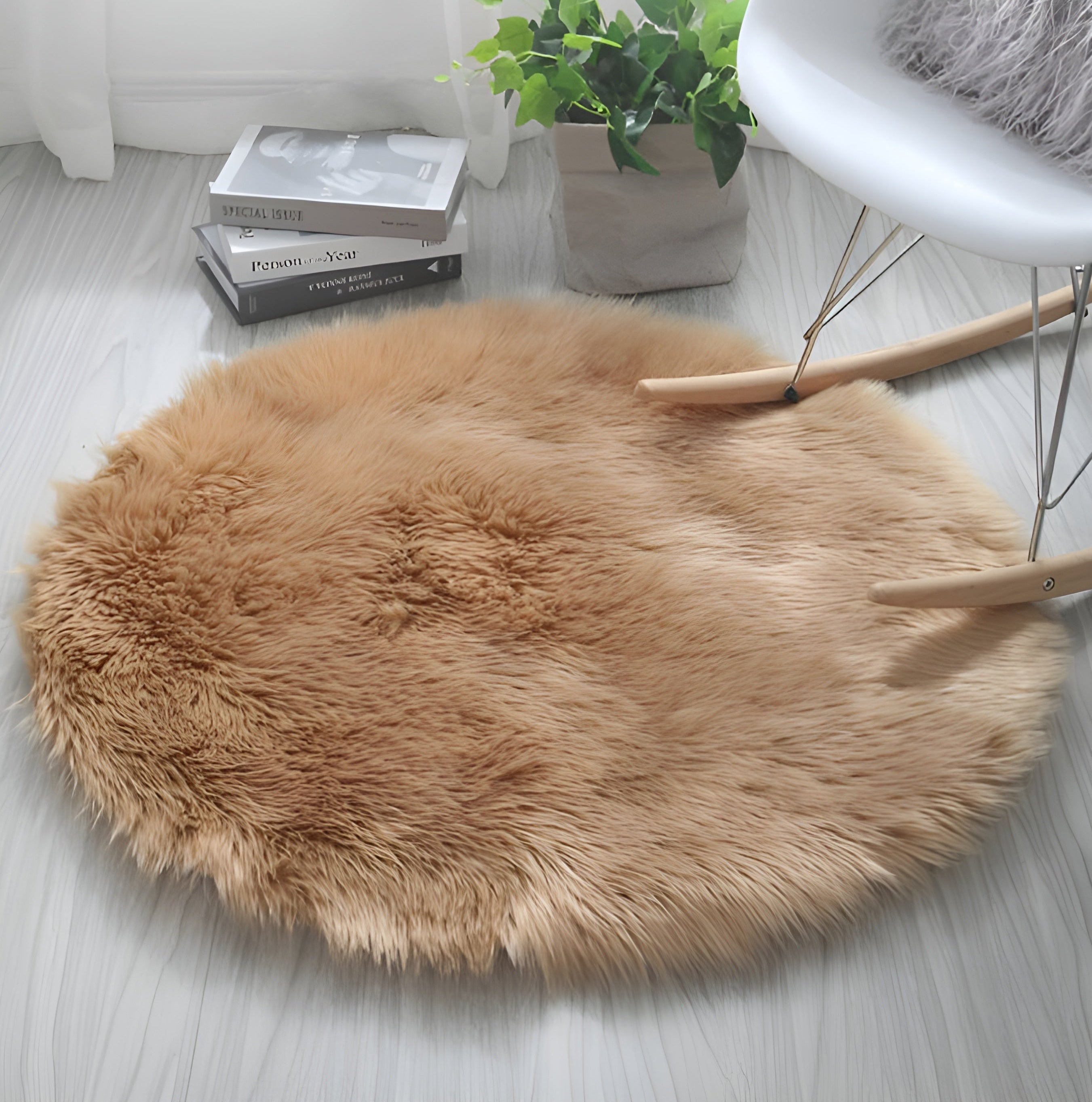 Round Cloud Plush Rug - Ultra Soft Minimalist