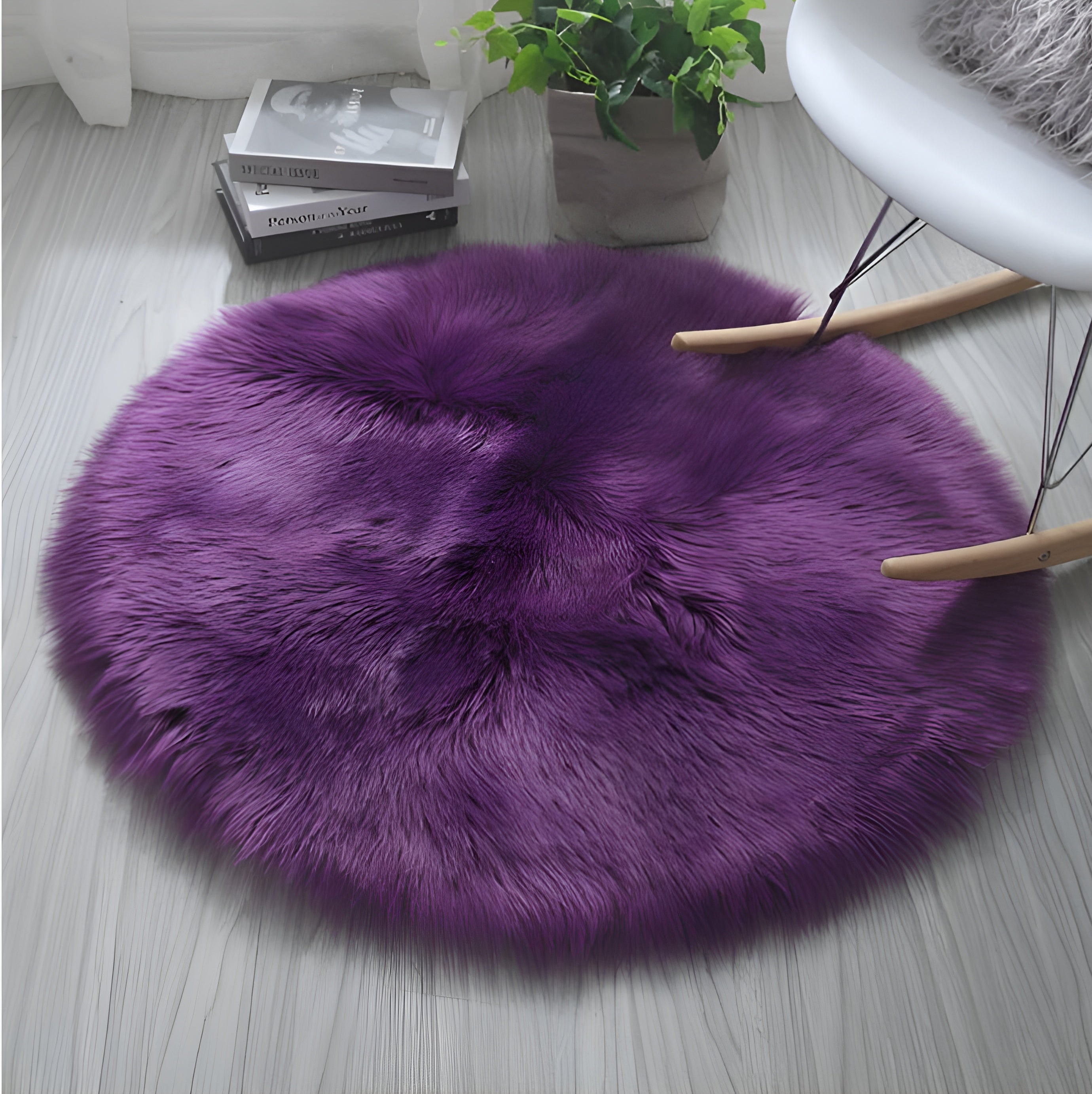 Round Cloud Plush Rug - Ultra Soft Minimalist