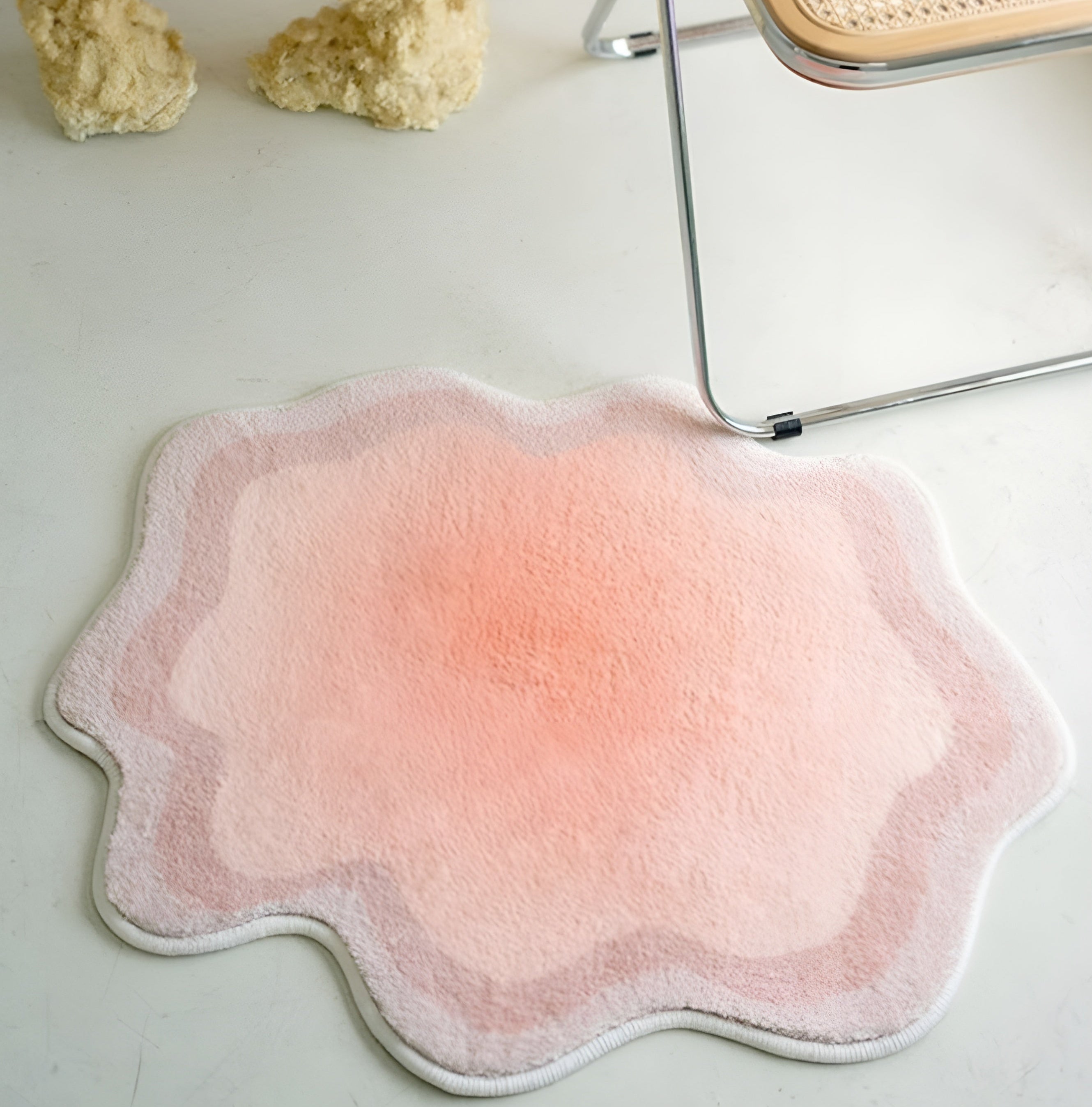 Pastel Cloud Indoor Area Rug - Modern Minimalist