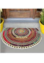 Bohemian Half Round Mandala Rug - Flair Anti-Slip