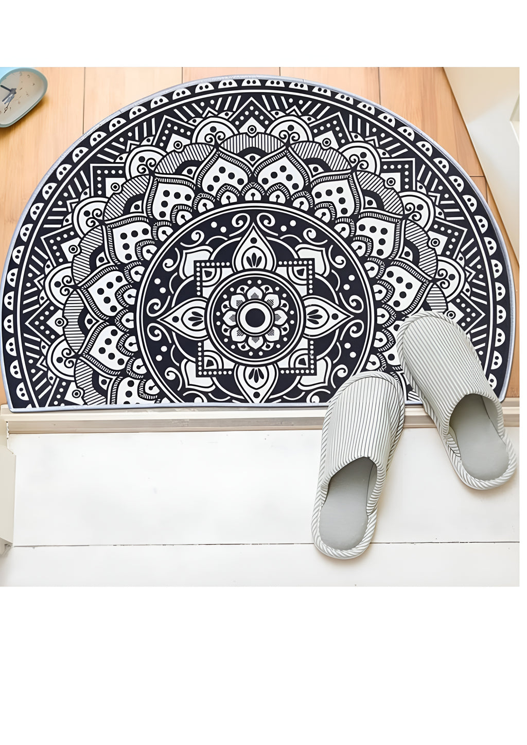 Bohemian Half Round Mandala Rug - Flair Anti-Slip
