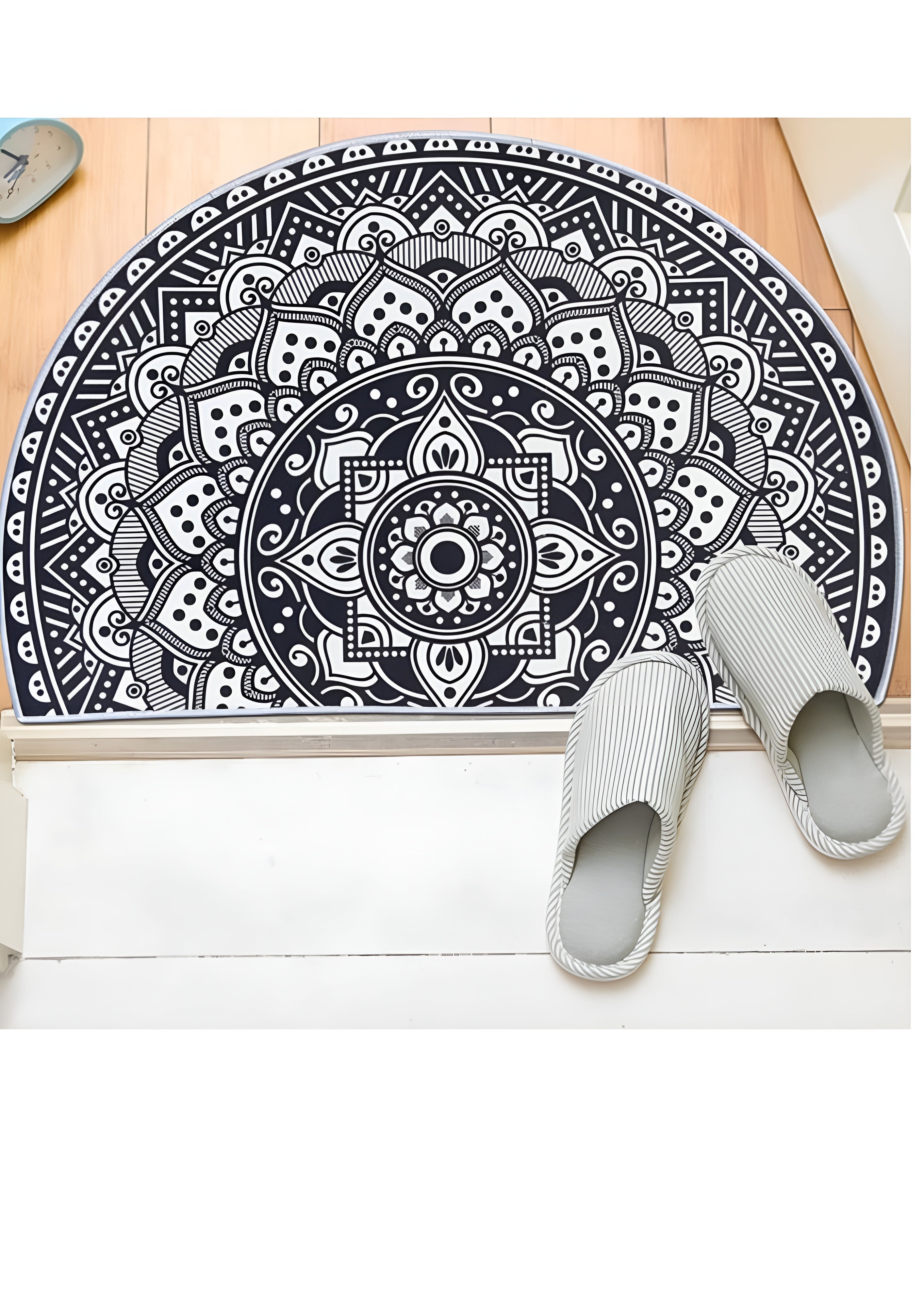Bohemian Half Round Mandala Rug - Flair Anti-Slip