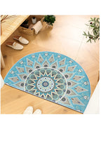 Bohemian Half Round Mandala Rug - Flair Anti-Slip