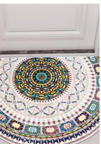 Bohemian Half Round Mandala Rug - Flair Anti-Slip