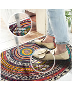 Bohemian Half Round Mandala Rug - Flair Anti-Slip