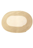 Boho Woven Oval Rug - Braided Minimalist
